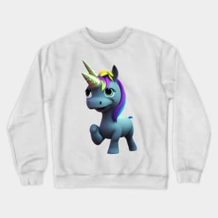 cute unicorn Crewneck Sweatshirt